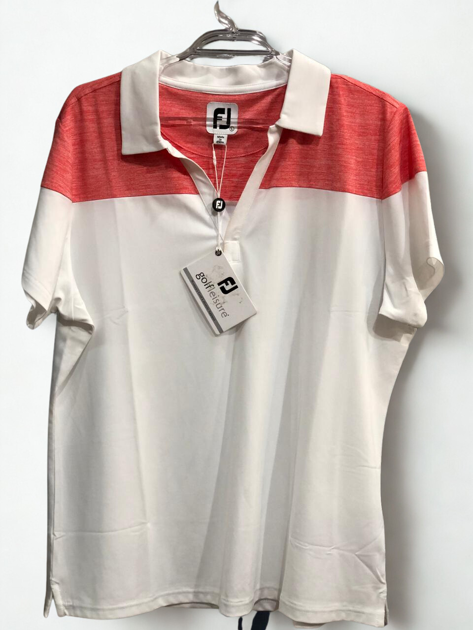 CAMISETA FJ BRANCA C/ VERMELHO