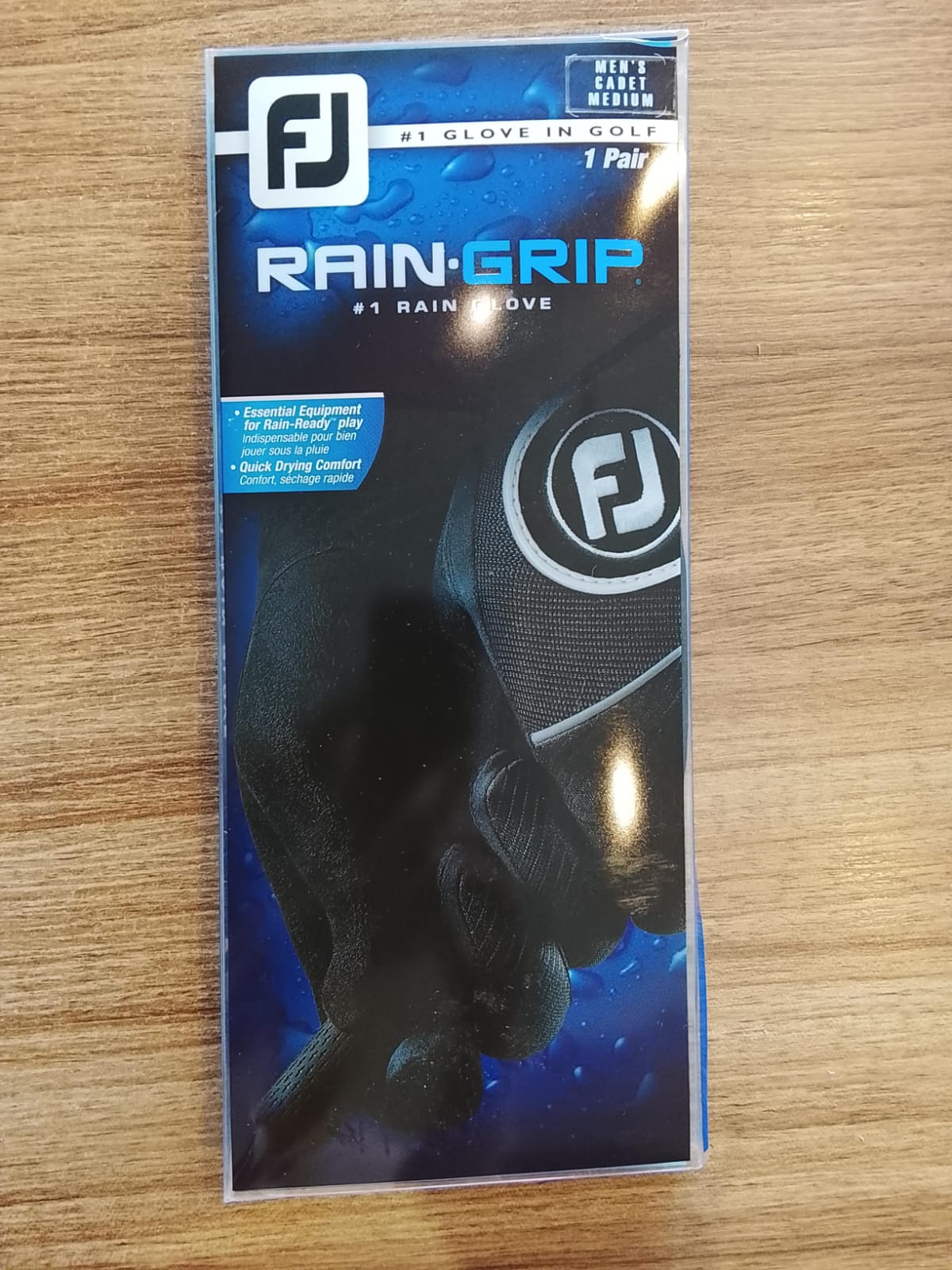 luva rain grip  masculina cadet medium (1 par) luva de chuva