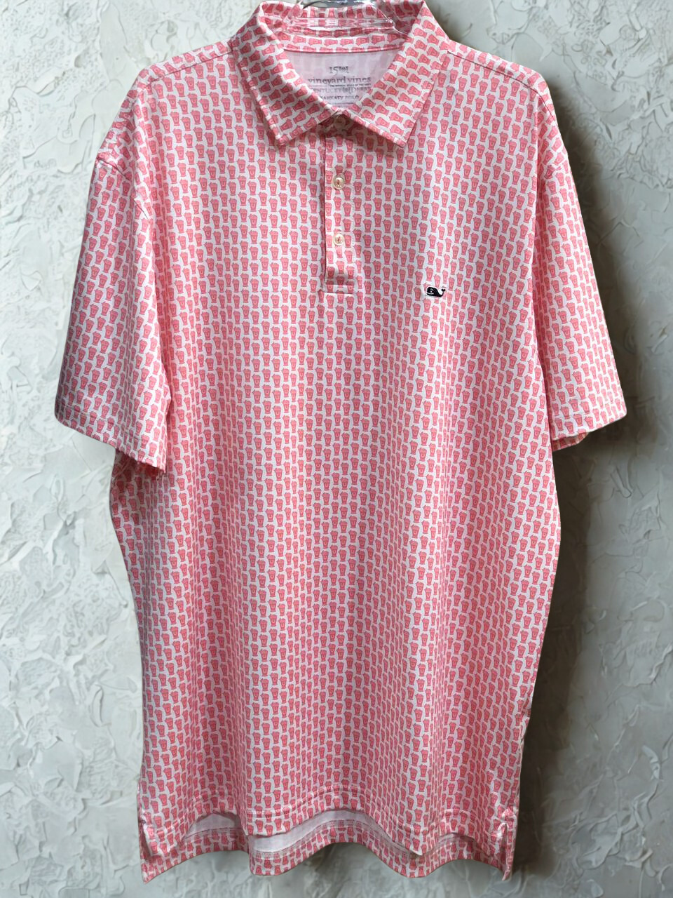 CAMISETA VINEYARD VINES ROSA ESTAMPADA