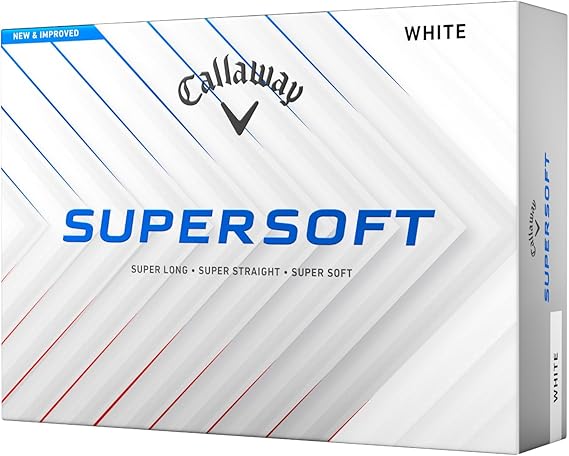 Caixa Completa Bolas de Golfe Callaway Supersoft Brancas