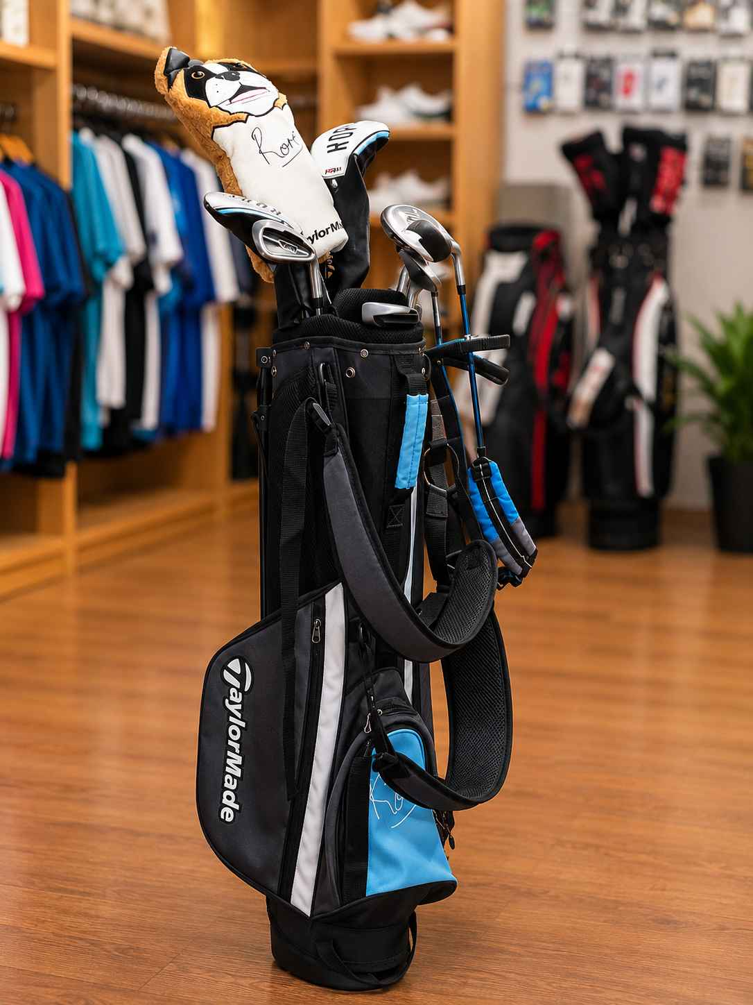 Kit Juvenil TaylorMade – Bolsa + Conjunto Completo de Tacos