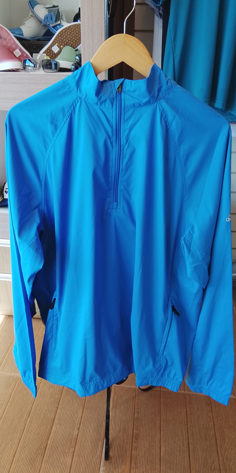 corta vento  masculino  Adidas azul  TM L