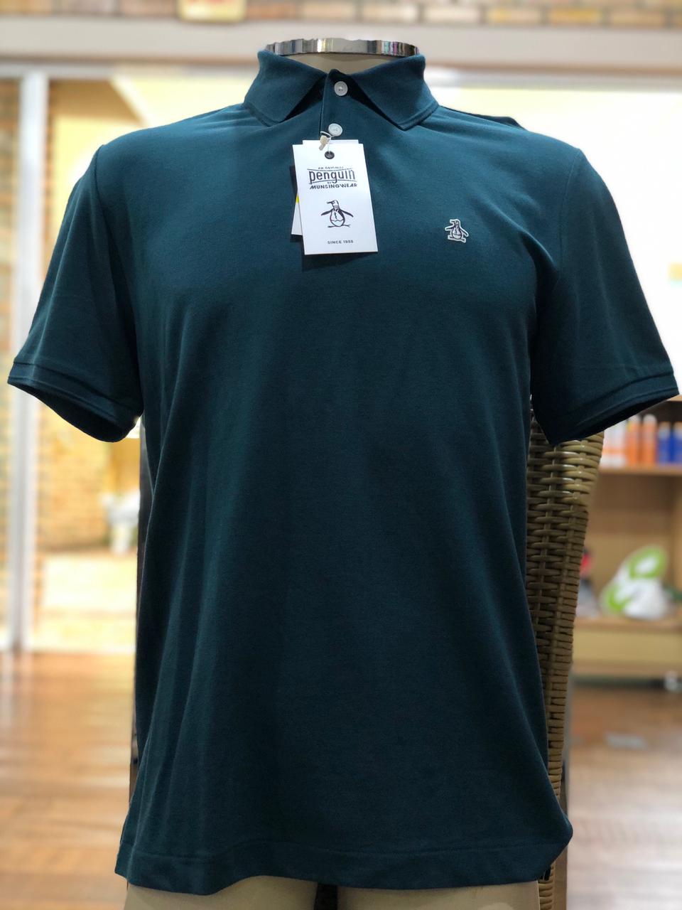 camisa polo verde escuro Penguin