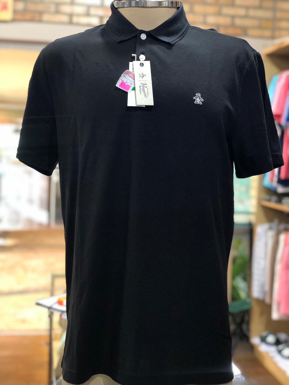 camisa polo preta  Penguin M