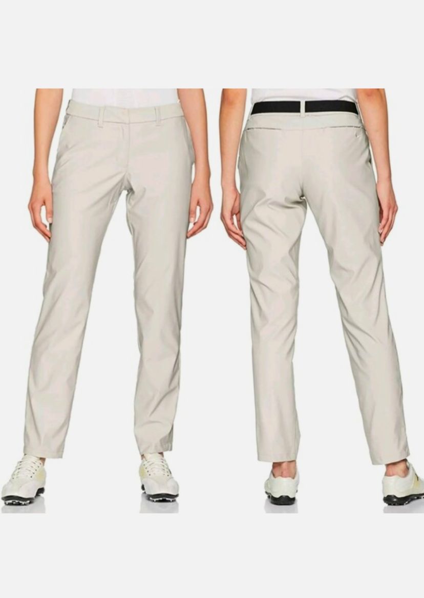 Calça feminina de golfe Nike Dri-Fit Tour bege