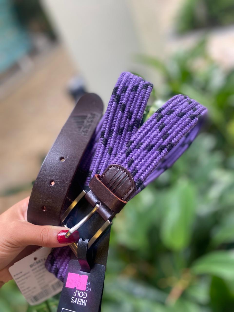 CINTO ADIDAS ROXO TRANÇADO -TM S/M 38