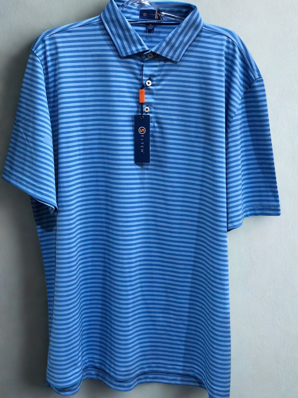 CAMISETA STITCH AZUL LISTRADA