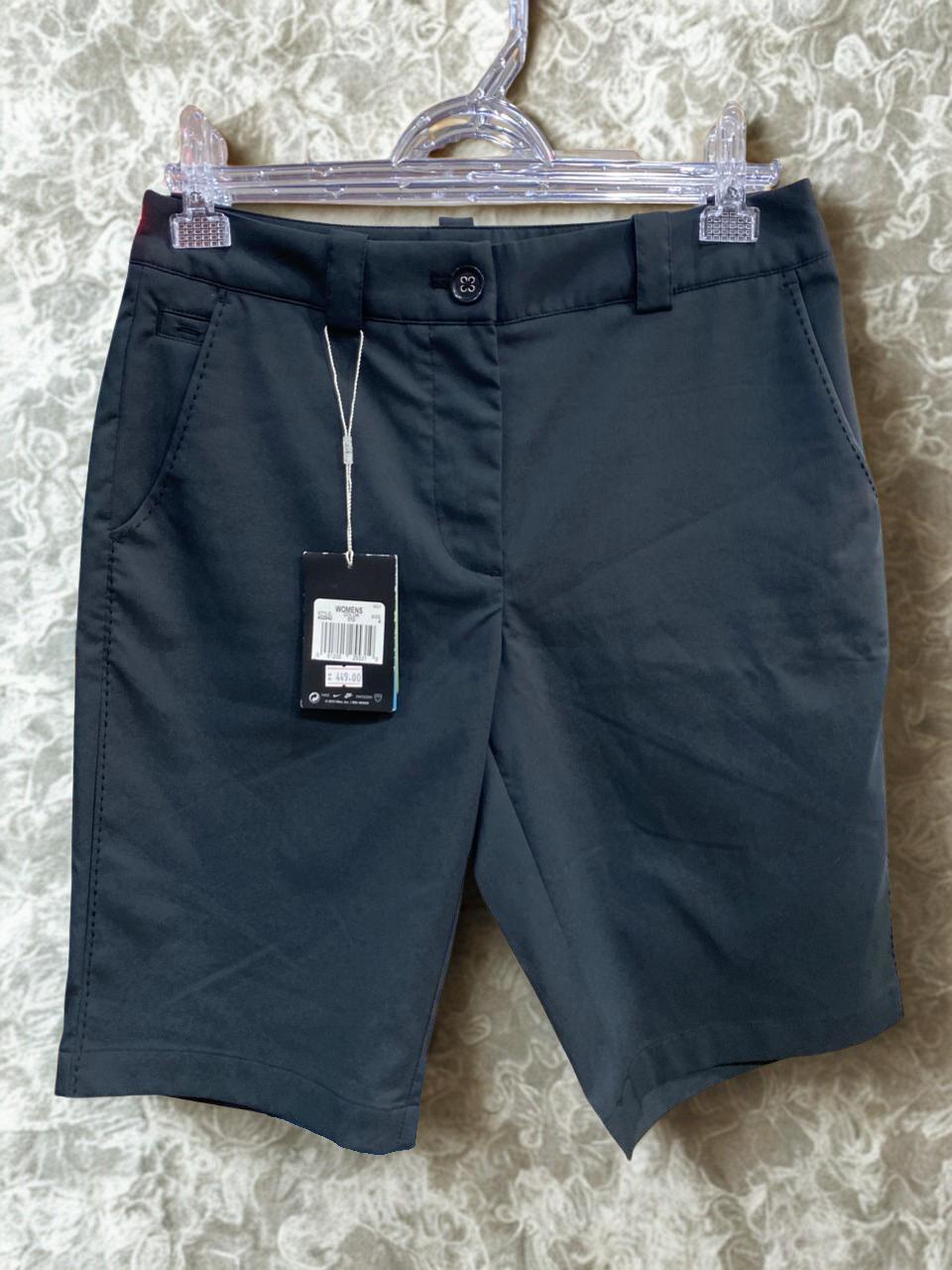 BERMUDA NIKE FEMININA GRAFITE