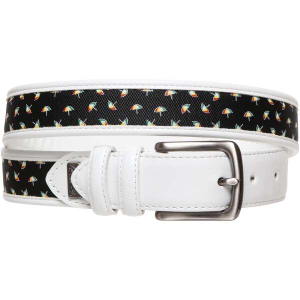 CINTO ARNOLD PALMER BRANCO E PRETO TM 38