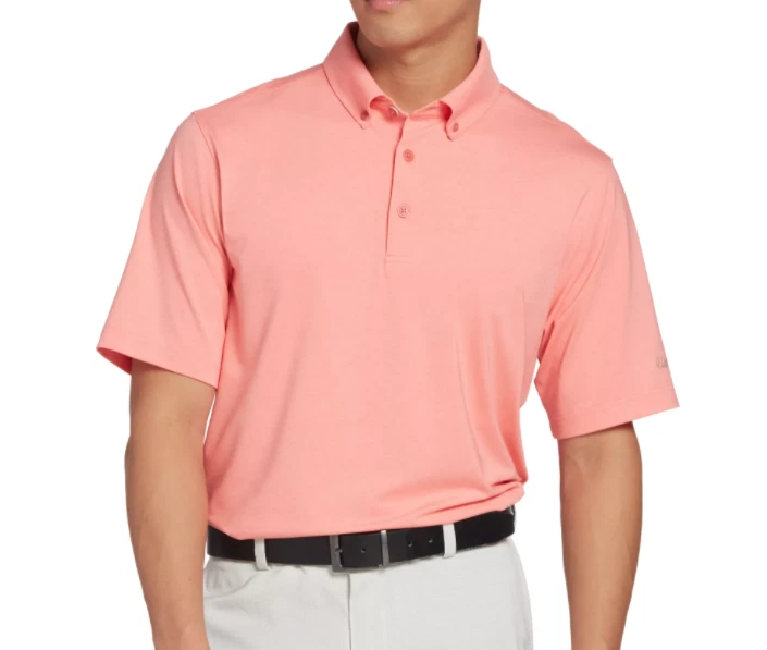polo masculina Walter Hagen cor salmon