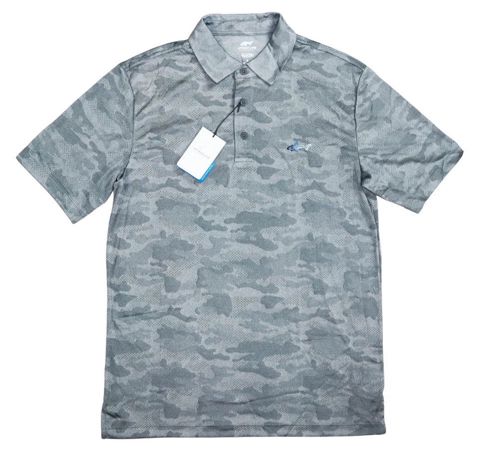 polo masculina Greg Norman cinza